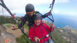 Paragliding at 7,000ft (2,000mts) in Tenerife with Peter Rosenfeld and BGTW.