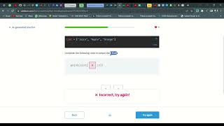 57 AI generated practice | Introduction to Python | Sololearn