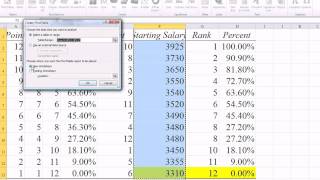 Rank and Percentile