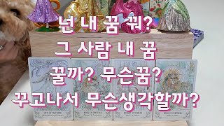 타로- 그 사람 내 꿈 꿀까? 꾼다면 무슨꿈? 꾼다면 꾸고나서 무슨 생각이 들까?