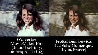 Comparison Wolverine Movie Maker Pro and Professional Services