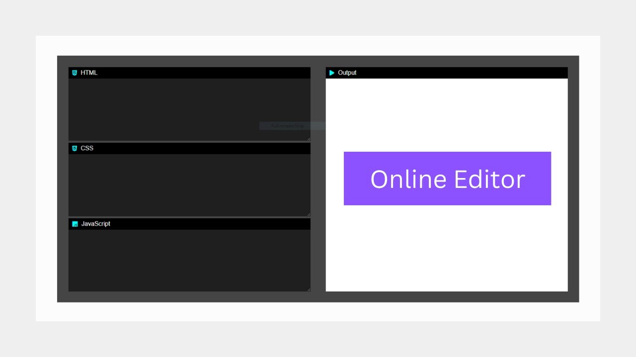 Online Code Editor | Live Code Editor Using HTML, CSS & JavaScript ...