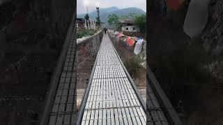 Wow Butan longest bridge འབྲུག་གིས་ཟམ་པ་རིང་ཤོས་ཅིག་རེད་