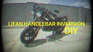 How to flip handlebars- 2022 Lifan KPM200