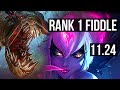 FIDDLESTICKS vs EVELYNN (JNG) | Rank 1 Fiddle, 11/4/16, Godlike | NA Challenger | 11.24