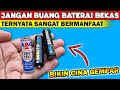 KENAPA BARU TAU SEKARANG, IDE KREATIF BATERAI BEKAS !!