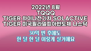 30억을 번 후에도 한 달 한 달 이렇게 살거에요. / TQQQ, TIGER 차이나전기차, TIGER 미국 필라델피아반도체 나스닥