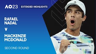 Rafael Nadal v Mackenzie McDonald Extended Highlights | Australian Open 2023 Second Round