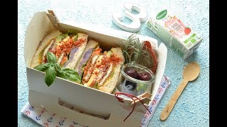 【お弁当作り】萌え断わんぱくサンド弁当の作り方〜How to make BIG Sandwich bento〜