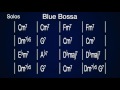 blue bossa backing track cm