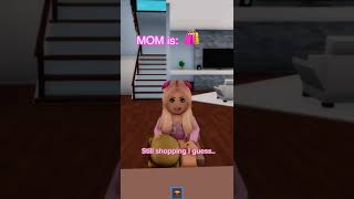 WOULD YOU CHOOSE MOM OR SISTER? 😂 ROBLOX BROOKHAVEN #SHORTS