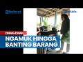 Barang COD Tak Sesuai, Emak-emak Ngamuk Hingga Banting Barang Kurir