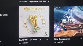 How to install FIFA 23 from Epic games