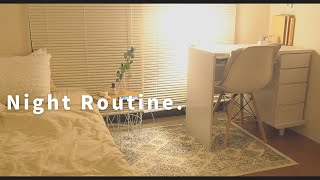 [Night routine] Office worker living alone | Summer day night routine | Self-catering | Weekday ver.