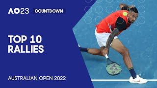 Top 10 Rallies | Australian Open 2022