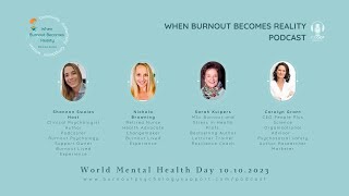 World Mental Health Day Burnout Panel Q&A Event