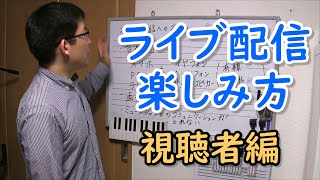 ライブ配信の楽しみ方。視聴される時にちょっとした準備で音が良くなる。