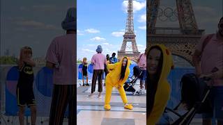 PIKACHU fever in Paris🇫🇷..Funny prank?😉LA ELVÍRA #kawaii #shorts