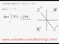 Solving simple trig equation (in radians) - EASY!!!! (pt.8)