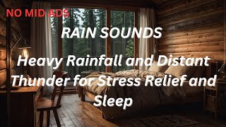 Night Rain for Deep Relaxation - Calming Thunder and Rainfall Sounds