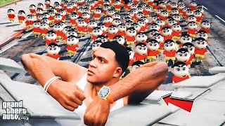 GTA 5: Franklin Escape 1000 Shinchan in Gta5.!(Gta5 mods)