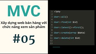 Xây dựng trang xem sản phẩm bằng mô hình MVC với PHP