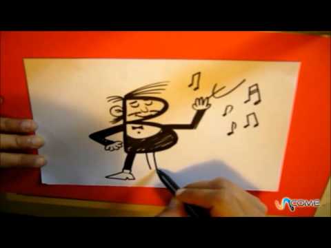 Disegni Originali Con La Lettera B - YouTube