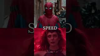 I know you like me more I love it || Spiderman vs scarlet witch 🔥| Avenger Marvel&DC status #shorts
