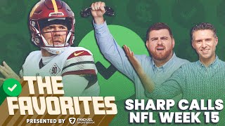 Professional Sports Bettor Picks NFL Week 15 | Sharp Calls & NFL Bets from The Favorites Podcast