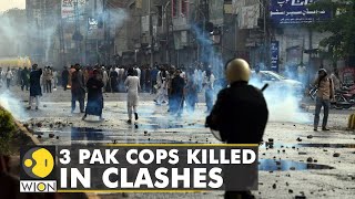 Three Pakistan policemen killed in clashes with TLP protesters | Latest World English News | WION