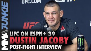 Dustin Jacoby likes 'Shogun,' Gokhan Saki after TKO | UFC on ESPN+ 39 post-fight interview