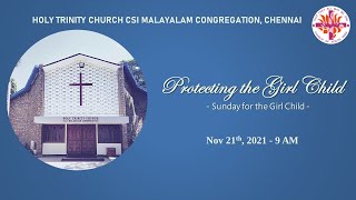 HTC SUNDAY WORSHIP - NOV 21 2021, 9 AM - Protecting the Girl Child