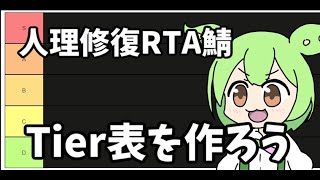 【FGO】人理修復RTAで活躍するサーヴァントTier表を作ります