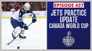 Winnipeg Jets return to practice, prepare for Blue Jackets, Canada eliminated from World Cup