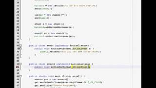 Java GUI Tutorial 5 Multiple event handlers