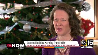 FedEx warning about fake email scam