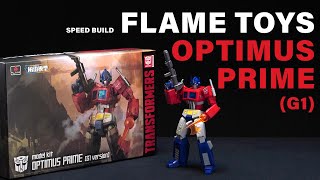 Flame Toys Optimus Prime G1 (Speed Build \u0026 Stop Motion)