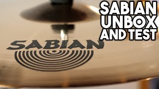 Sabian AAX AAXplosion Crash \u0026 Stadium Ride - Unbox \u0026 Quick Test