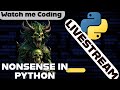 one short codingsession (Numpy Matplotlib Pandas Pygame, Python and Java)