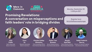 Promising Revelations Webinar with One America