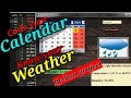 Create Your Own Calendar & Get the World Weather using Python and API | Python GUI Projects