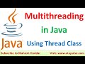 How to create Multiple Threads Using Thread Class in Java Multithreading in Java by Mahesh Huddar