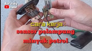 cara kerja sensor pelampung minyak  petrol