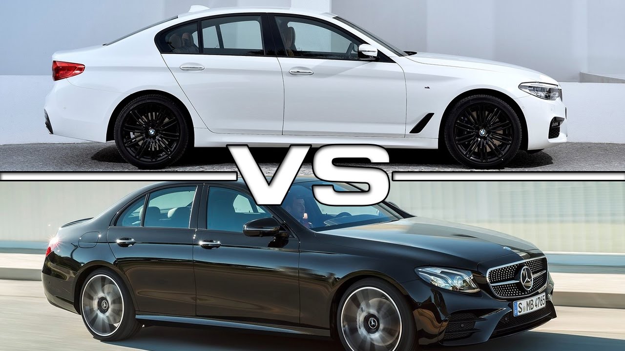 2017 BMW 5 Series M Sport Vs 2017 Mercedes AMG E43 - YouTube