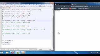 NESTED LOOP and multidimensional array in JavaScript