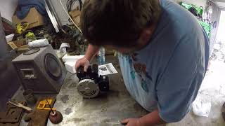 new 2 HP Motor for the hydraulic forge press