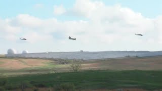 Colorado National Guard begins flyover from Buckley Air Force Base