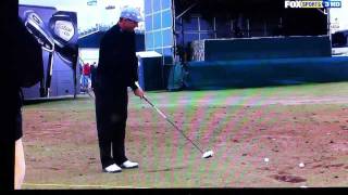 Padraig Harrington hits a Happy Gilmore at 2011 British Open