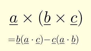 Vector Triple Product Expansion Geometric Proof (BAC-CAB Identity)