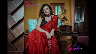 Saree Lover 2022 | FT. Bong Beauty Rimpi In Red Georgette Saree | Saree Fashion |  Glam Fashion